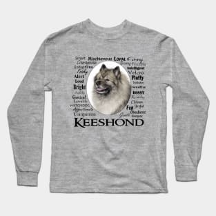 Keeshond Traits Long Sleeve T-Shirt